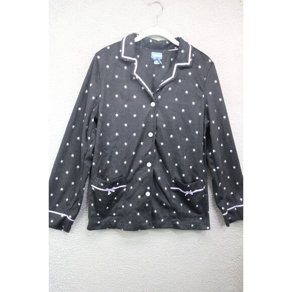 Simply Vera Wang Long Sleeve Mink Fleece Pajama Set-Size Small-Soft & Comfy - Picture 10 of 16